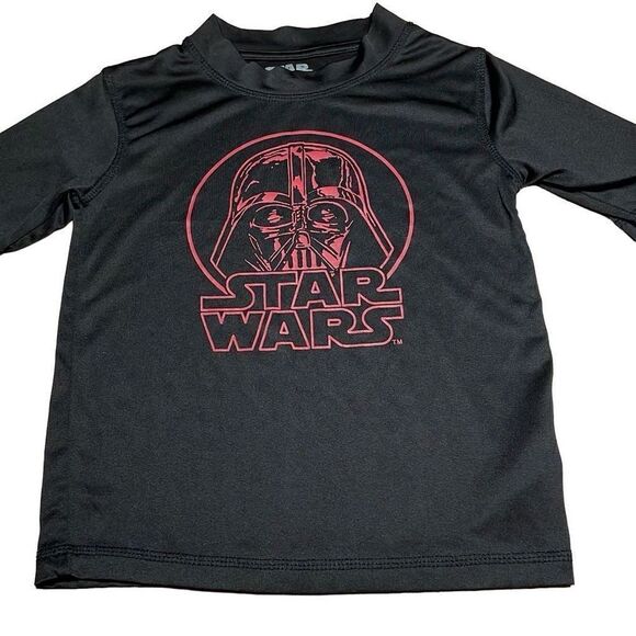 EUC! Black Star Wars Darth Vader Dry Fit Short Sleeve Tee -Size Small - Picture 1 of 4